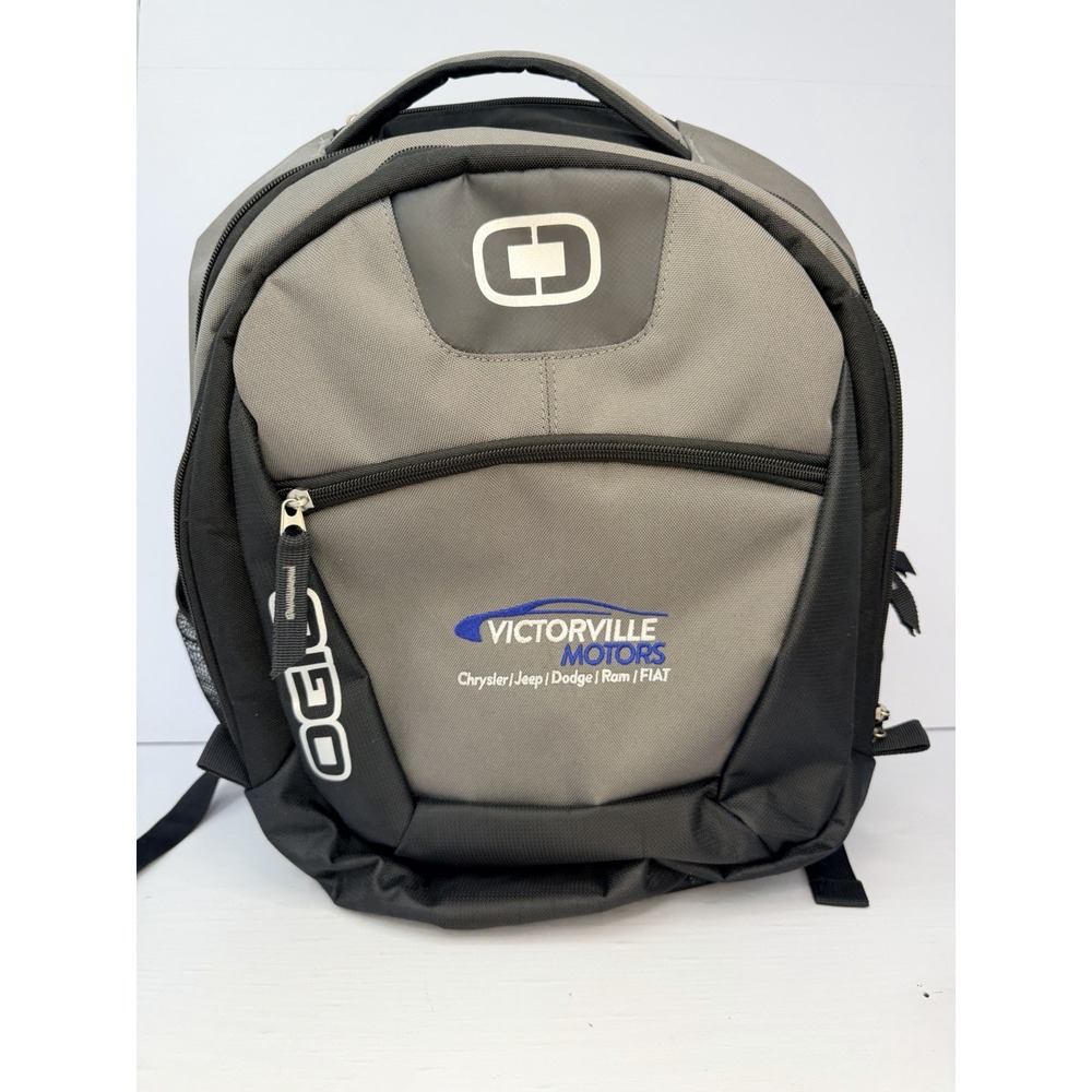 OGIO Backpack Victorville Motors Jeep Dodge Chrysler Ram Fiat Black Gray